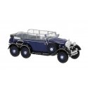 Mercedes-Benz G4 Convertible - Assembled -- Blue, Black, HO, Brekina Automodelle 21077
