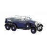 Mercedes-Benz G4 Convertible - Assembled -- Blue, Black, HO, Brekina Automodelle 21077