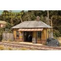 Cranberry Yard Maintenance Shed -- Laser-Cut Wood Kit, HO, Bar Mills LLC 342