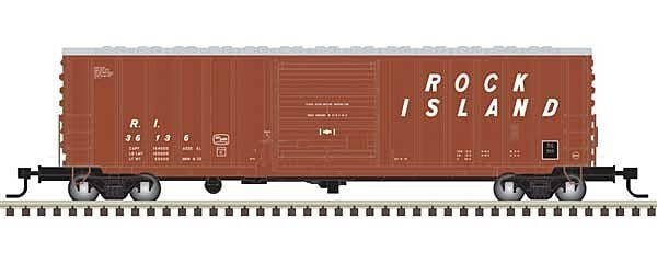 ACF 50′ Precision Design Rib-Side Boxcar - Ready to Run - Master(R) -- Rock Island 3, HO, Atlas Model Railroad Co. 20007071