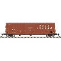 ACF 50′ Precision Design Rib-Side Boxcar - Ready to Run - Master(R) -- Rock Island 3, HO, Atlas Model Railroad Co. 20007071