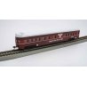 Smooth-Side Observation - Ready to Run -- 2024 Christmas (maroon, red, white, Angels We Have Heard on High), HO, Con-Cor 1007017