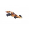 1970s Lotus 72D - Assembled -- Gunston von Ian Scheckter, GP Sudafrika ′74 (orange, red, German Lettering), HO, Brekina Automo