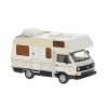Volkswagen T3 Karmann Gipsy Camper - Assembled -- White, Tan, Black, HO, Brekina Automodelle 33977