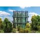 Gasometer Gas Storage Tank with Piping -- Kit - 6-5/16 x 6-5/16 x 7-1/16′ 16 x 16 x 18cm, HO, Faller Gmbh 130157