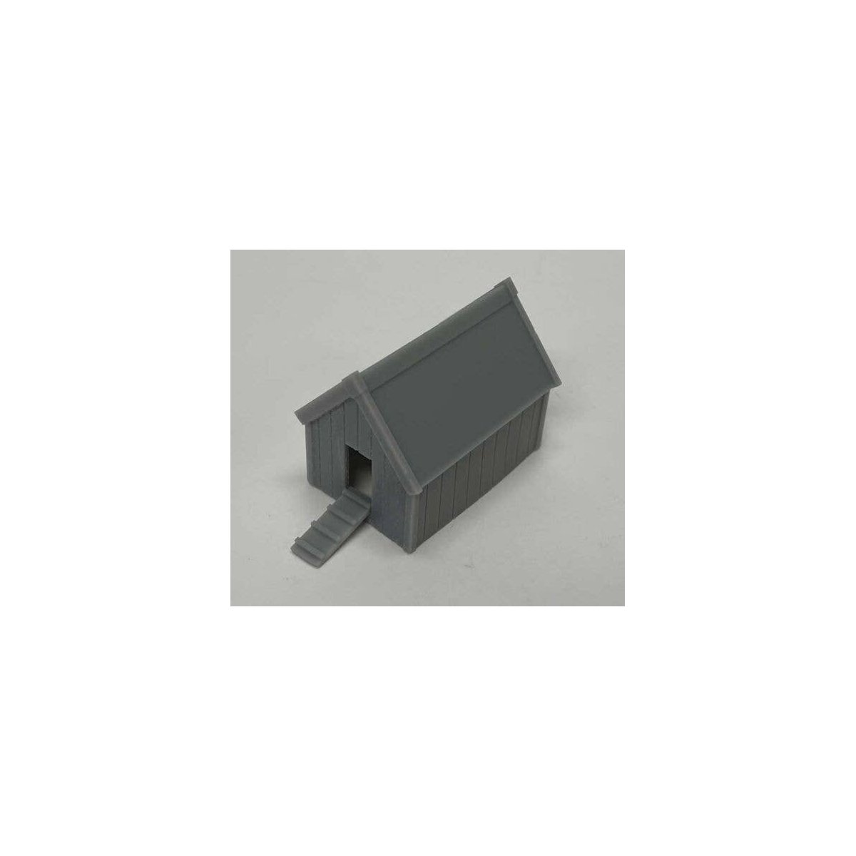 Chicken Coop with Ramp -- 3D Printed Kit - Unpainted, S, Phoenix Precision Models 32640