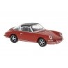 1963 Porsche 911E Targa Coupe - Assembled -- Red, Black, HO, Brekina Automodelle 16270