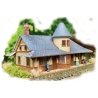 Northampton Station -- Laser-Cut Wood Kit - 4-1/2 x 2-1/2 x 2-1/2′ 11.4 x 6.4 x 6.4cm, N, The N Scale Architect 10073