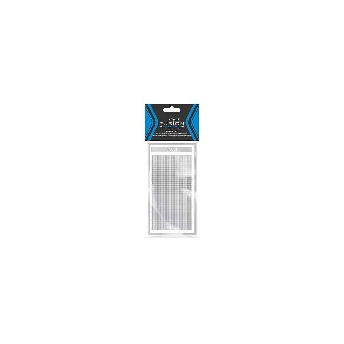 UP/CMO Style RD-4 Coal Hopper White Dashes Reflective Decal Set, HO, FUSION SCALE GRAPHICS 160005