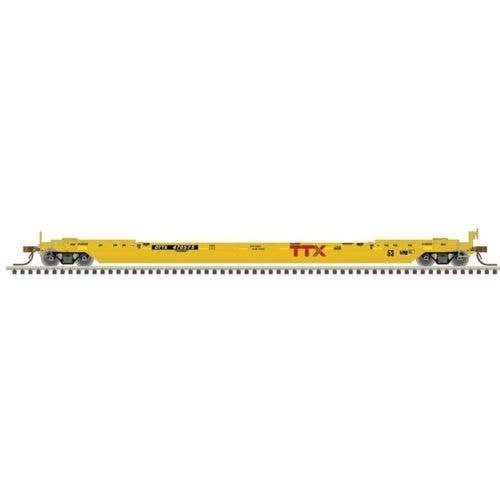 53′ Rebuilt Well Car - Ready to Run - Master(R) -- TTX DTTX 470575 (yellow, red, blac, N, Atlas Model Railroad Co. 50007045