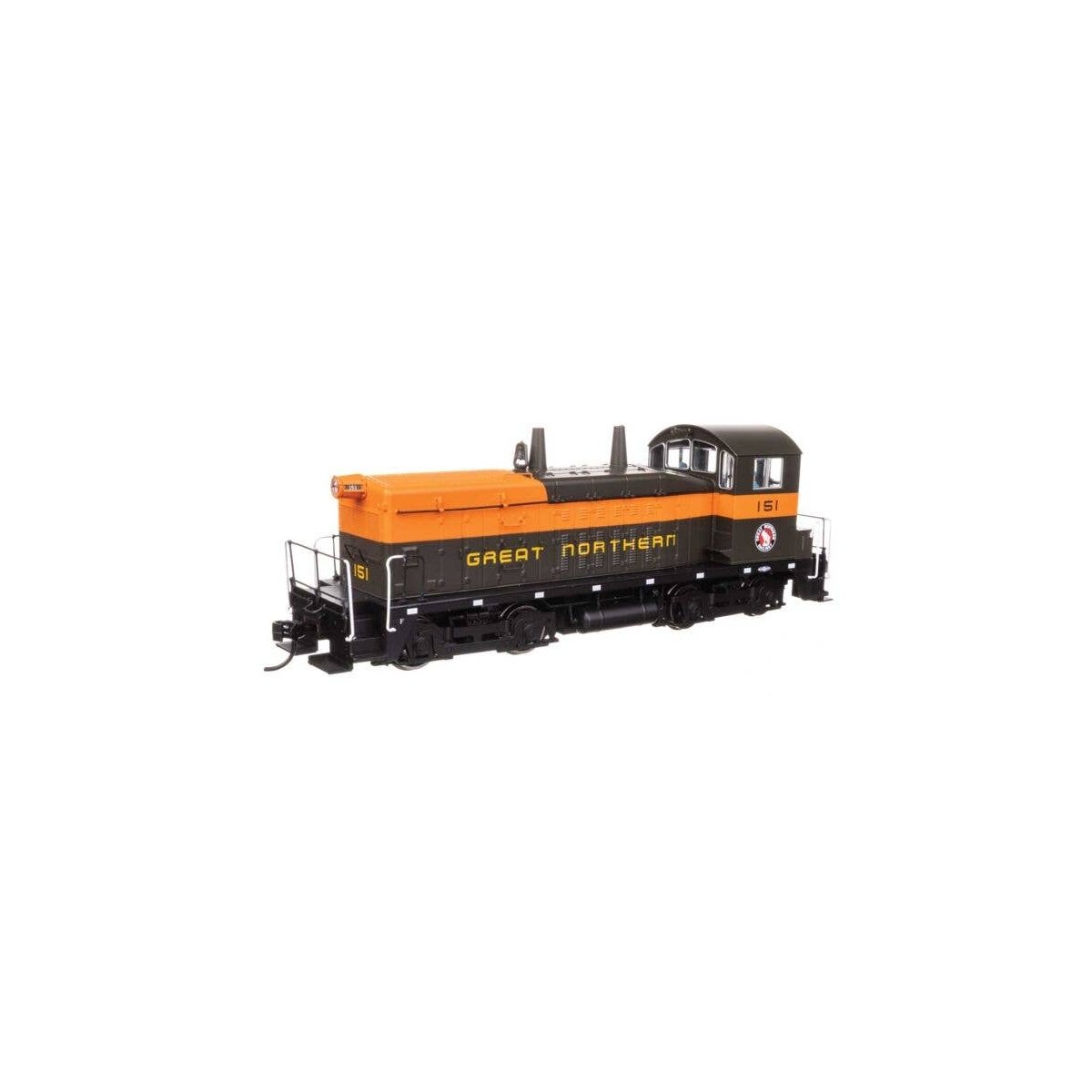 EMD NW2 Phase V - Standard DC -- Great Northern 151, HO, WalthersMainline 10627