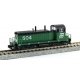 EMD NW2 - DCC -- Burlington Northern 543 (Cascade Green, black, white), N, Kato USA Inc 1764378DCC