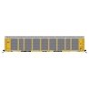 Tri-Level Enclosed Auto Rack - Ready to Run -- Chicago & North Western ETTX 820611 (yellow, black, red, silver), N, Intermountai