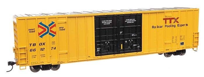 60′ High Cube Plate F Boxcar - Ready to Run -- TTX 661274, HO, WalthersMainline 3044