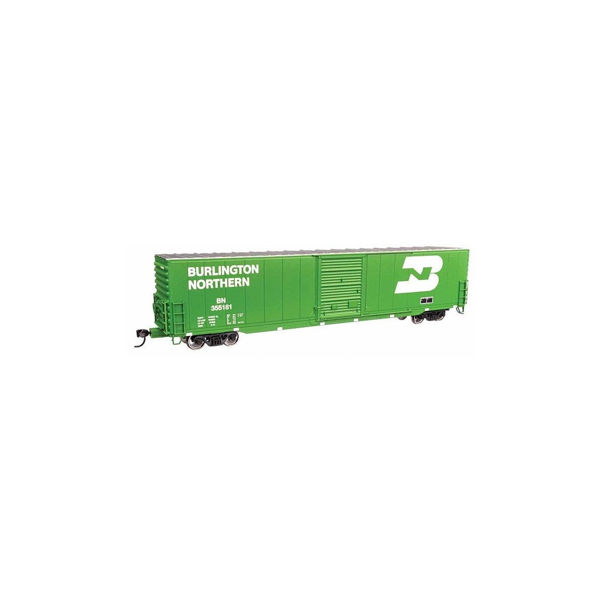 60′ Pullman-Standard Single Door Auto Parts Boxcar - Ready to Run -- Burlington Northern 355181, HO, WalthersMainline 3357