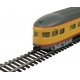 85′ Budd Observation - Ready To Run -- Union Pacific(R) (Armour Yellow, gray), HO, WalthersMainline 30358