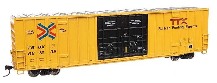 60′ High Cube Plate F Boxcar - Ready to Run -- TTX 661239, HO, WalthersMainline 3043
