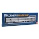 85′ Budd Baggage-Railway Post Office - Ready To Run -- Painted, Unlettered (silver), HO, WalthersMainline 30300