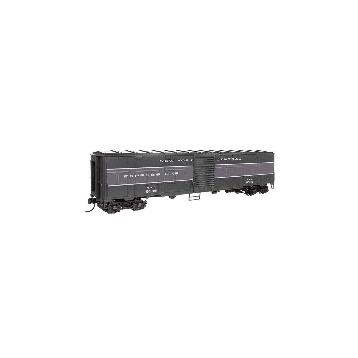 NYC-Style Express Boxcar Troop Sleeper Conversion - Ready to Run -- New York Central 9585, HO, WalthersProto 10808