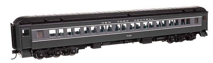 85′ Pullman-Built Heavyweight Paired-Window Coach - Ready to Run -- New York Central 743, HO, WalthersProto 17611