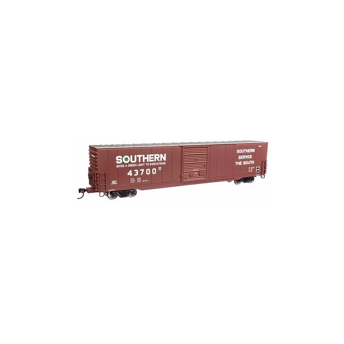 60′ Pullman-Standard Single Door Auto Parts Boxcar - Ready to Run -- Southern Railway 43700, HO, WalthersMainline 3369