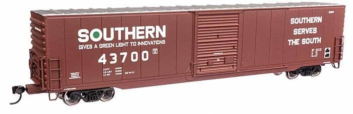 60′ Pullman-Standard Single Door Auto Parts Boxcar - Ready to Run -- Southern Railway 43700, HO, WalthersMainline 3369