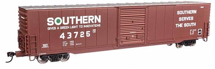 60′ Pullman-Standard Single Door Auto Parts Boxcar - Ready to Run -- Southern Railway 43725, HO, WalthersMainline 3370