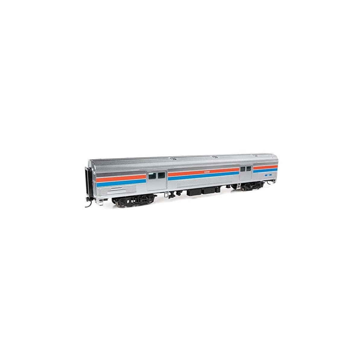 73′ Budd Baggage Car - Ready to Run -- Amtrak Phase II 1221, HO, WalthersProto 13074