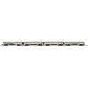 Madison Heavyweight Diner, 2 Coach, Observation Set - 3-Rail RTR -- Strates Shows Blue Train 47 Electr, O, Atlas O 3001773A