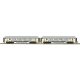 Madison Heavyweight Coach 2-Pack - 3-Rail - Ready to Run -- Strates Shows Blue Train 4 Dunkirk, 6 Clea, O, Atlas O 3001773B