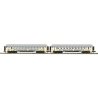 Madison Heavyweight Coach 2-Pack - 3-Rail - Ready to Run -- Strates Shows Blue Train 4 Dunkirk, 6 Clea, O, Atlas O 3001773B