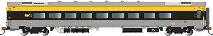 Siemens Venture Coach - VIA Version - Ready to Run -- VIA Rail Canada 2800 (gray, black, yell, N, Bachmann Industries 74558