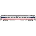 Siemens Venture Coach - Amtrak Version - Ready to Run -- Amtrak 4002 (Midwest Scheme, silver,, N, Bachmann Industries 74561