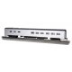 85′ Smooth-Side Diner - Ready to Run -- Painted, Unlettered (aluminum), HO, Bachmann Industries 14803