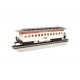 1860 - 1880 Wood Coach - Ready to Run - Silver Series(R) -- Union Pacific (pale yellow, red,, HO, Bachmann Industries 13410