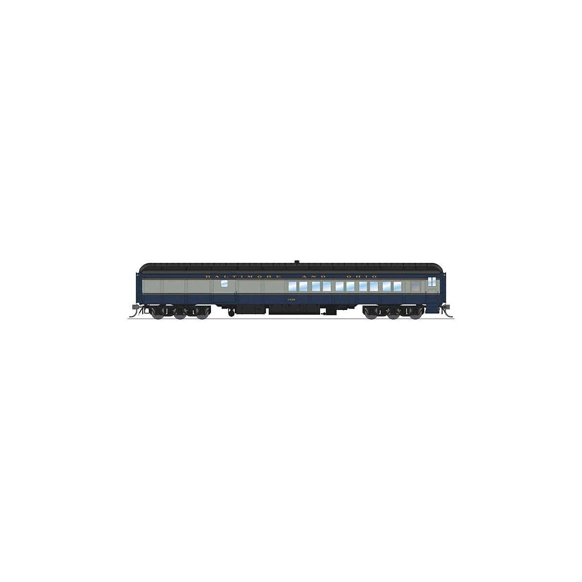Heavyweight 5-Car Combine, 3 P70 Coach, Business Car Set - Ready to Run -- Baltimore & O, HO, Broadway Limited Imports 9713