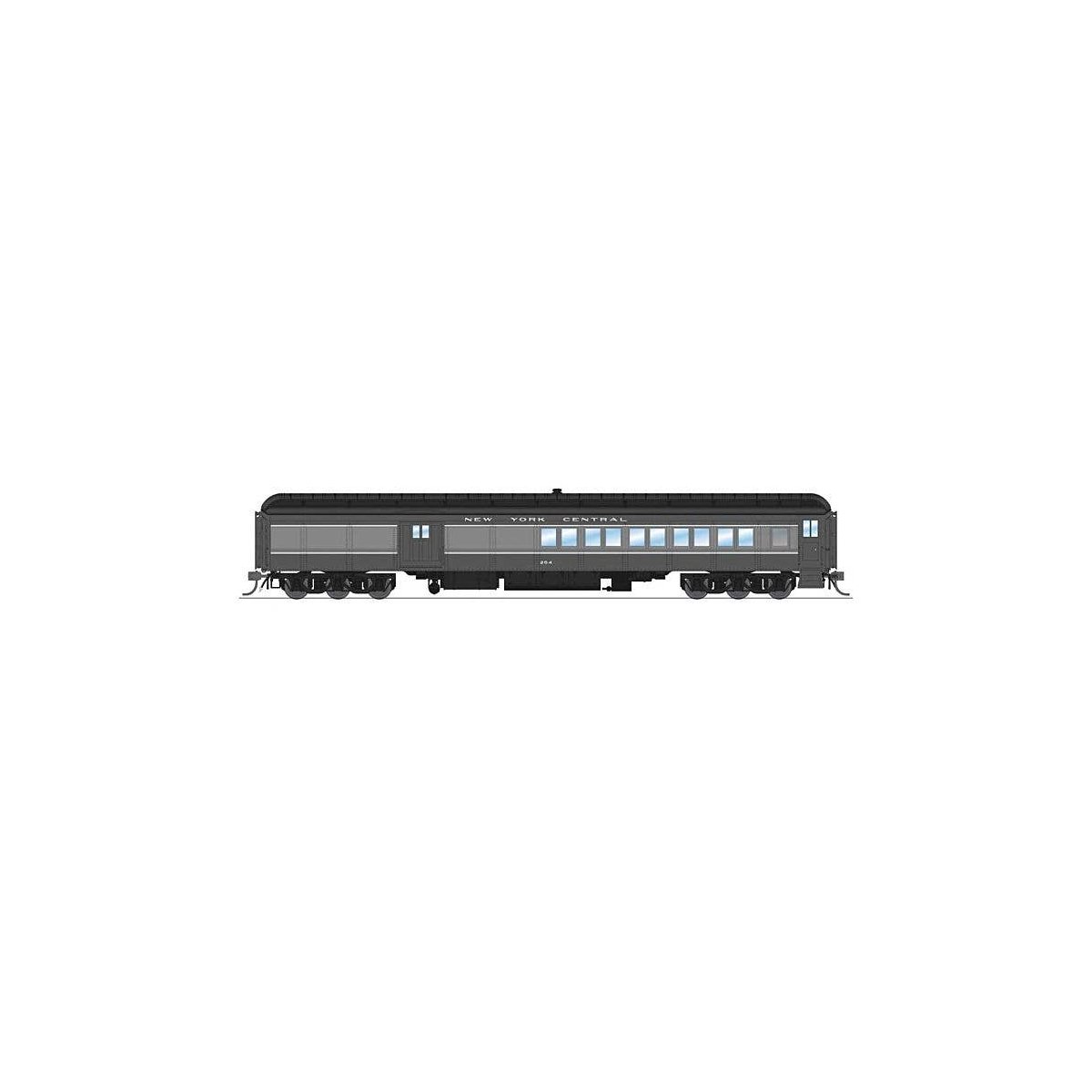 Heavyweight 5-Car Combine, 3 P70 Coach, Business Car Set - Ready to Run -- New York Cent, HO, Broadway Limited Imports 9715
