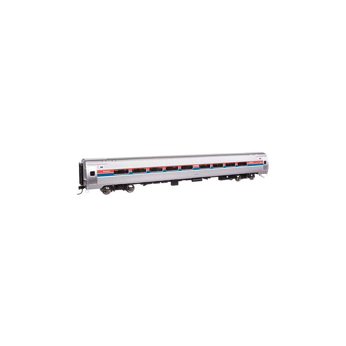 85′ Amfleet I 84-Seat Coach - Lighted - Ready To Run -- Amtrak(R) Phase II (Decal), HO, WalthersProto 12210