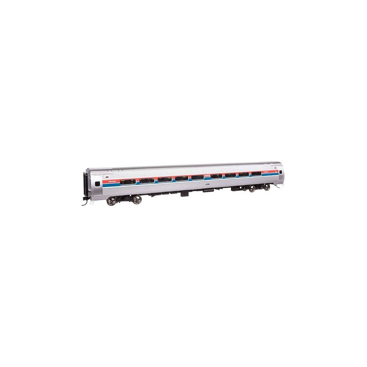 85′ Amfleet I 84-Seat Coach - Lighted - Ready To Run -- Amtrak(R) Phase II 21059, HO, WalthersProto 12211