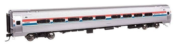 85′ Amfleet I 84-Seat Coach - Lighted - Ready To Run -- Amtrak(R) Phase III (Decal), HO, WalthersProto 12213