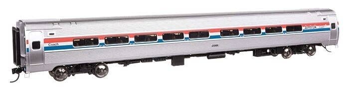85′ Amfleet I 84-Seat Coach - Lighted - Ready To Run -- Amtrak(R) Phase III 21096, HO, WalthersProto 12215
