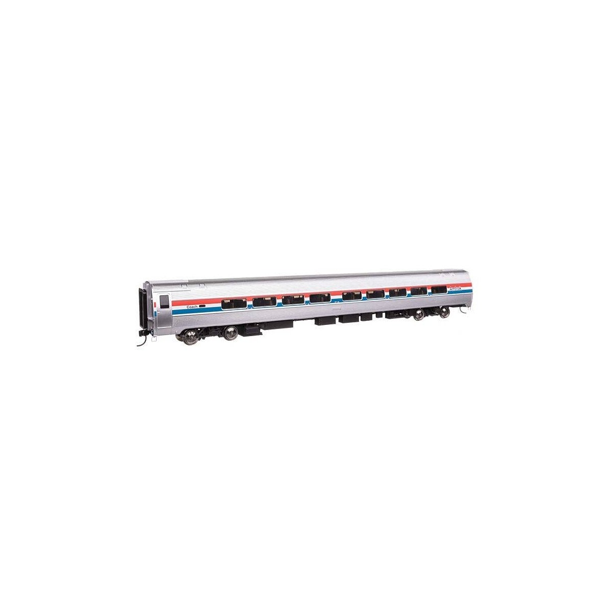 85′ Amfleet II 59-Seat Coach - Lighted - Ready to Run -- Amtrak(R) (Phase III, Includes Decal), HO, WalthersProto 12228