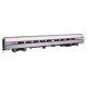 85′ Amfleet II 59-Seat Coach - Lighted - Ready to Run -- Amtrak(R) (Phase III, Includes Decal), HO, WalthersProto 12228