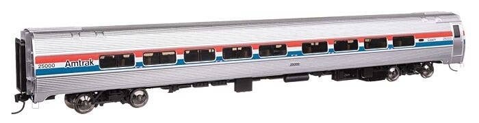 85′ Amfleet II 59-Seat Coach - Lighted - Ready to Run -- Amtrak(R) 25047 (Phase III), HO, WalthersProto 12229