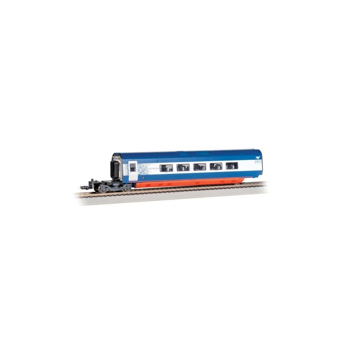 Acela II/Alstom Avelia Business Class Coach - Ready to Run - Spectrum(R) -- Amtrak 3902 (Qui, HO, Bachmann Industries 89925