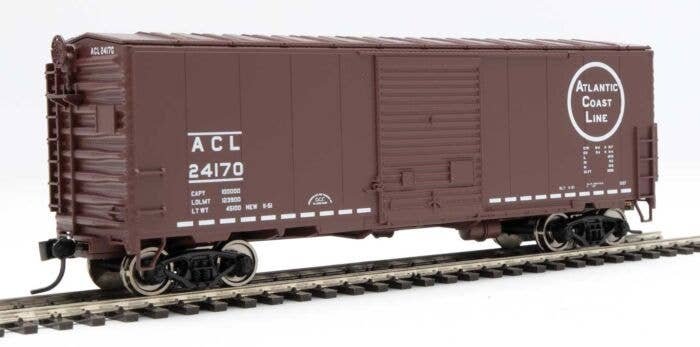 40` ACF Modernized Welded Boxcar w/8` Youngstown Door - Ready to Run -- Atlantic Coast Line 24170, HO, WalthersMainline 45026