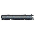 Heavyweight Business Car Observation - Ready to Run -- Baltimore & Ohio 100 (blue, gray,, HO, Broadway Limited Imports 9721