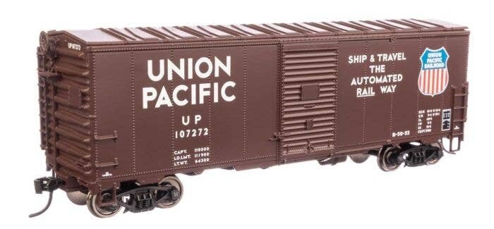 40′ Association of American Railroads Modernized 1948 Boxcar - Ready to Run -- Union Pacific(R) 107272, HO, WalthersMainline 1