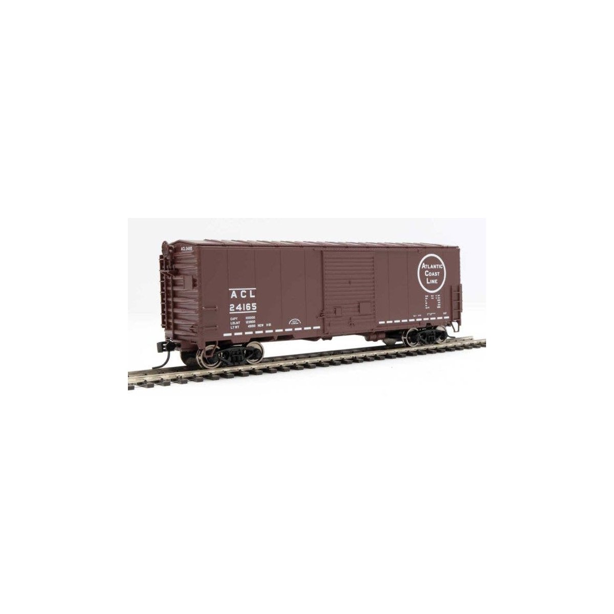 40` ACF Modernized Welded Boxcar w/8` Youngstown Door - Ready to Run -- Atlantic Coast Line 24165, HO, WalthersMainline 45025