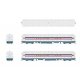 80′ PRR P70 Coach - Ready to Run -- American Freedom Train (1947 Scheme, white, red, blu, HO, Broadway Limited Imports 9734